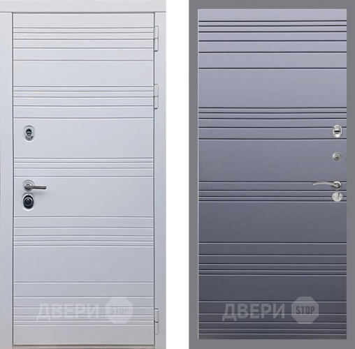 Входная металлическая Дверь Рекс (REX) 14 Силк Сноу Line Силк титан в Котельниках