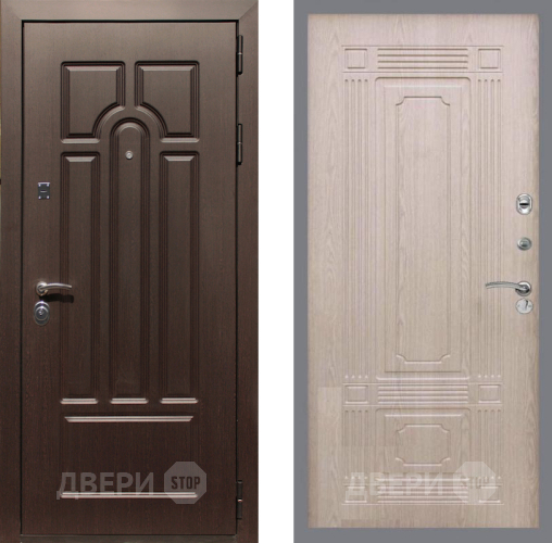 Дверь Рекс (REX) Эврика FL-2 Беленый дуб в Котельниках