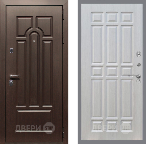 Входная металлическая Дверь Рекс (REX) Эврика FL-33 Лиственница беж в Котельниках