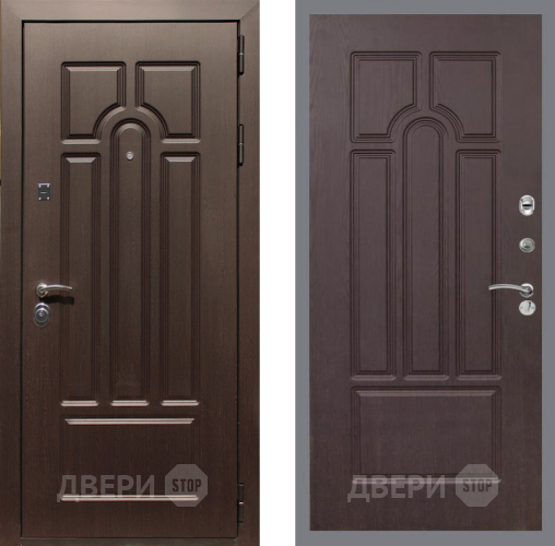 Входная металлическая Дверь Рекс (REX) Эврика FL-58 Венге в Котельниках