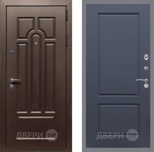 Входная металлическая Дверь Рекс (REX) Эврика FL-117 Силк титан в Котельниках