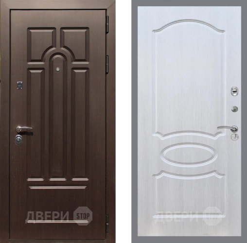 Дверь Рекс (REX) Эврика FL-128 Лиственница беж в Котельниках