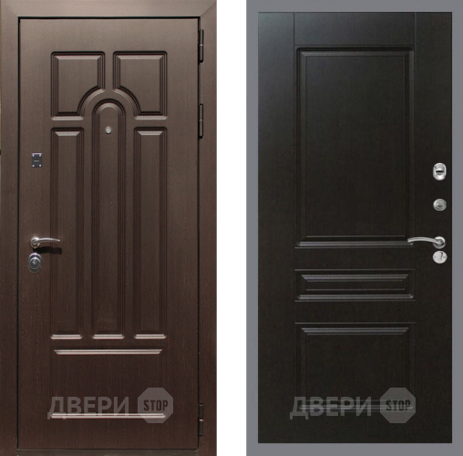 Входная металлическая Дверь Рекс (REX) Эврика FL-243 Венге в Котельниках