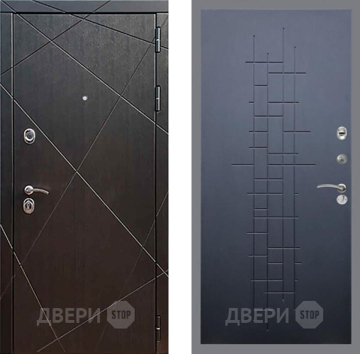 Входная металлическая Дверь Рекс (REX) 13 Венге FL-289 Ясень черный в Котельниках