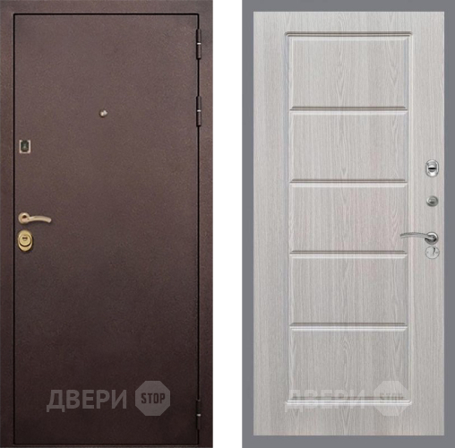 Входная металлическая Дверь Рекс (REX) Лайт 3К FL-39 Беленый дуб в Котельниках