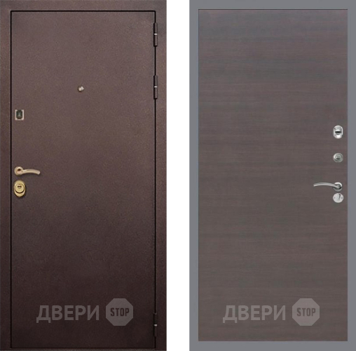 Входная металлическая Дверь Рекс (REX) Лайт 3К GL венге поперечный в Котельниках