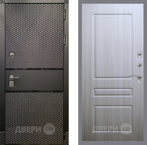 Дверь Рекс (REX) 15 Черный Кварц FL-243 Сандал белый в Котельниках