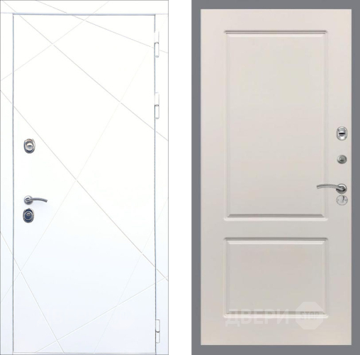 Входная металлическая Дверь Рекс (REX) 13 Силк Сноу FL-117 Шампань в Котельниках