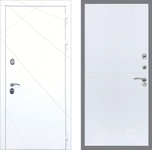 Входная металлическая Дверь Рекс (REX) 13 Силк Сноу FL-290 Силк Сноу в Котельниках