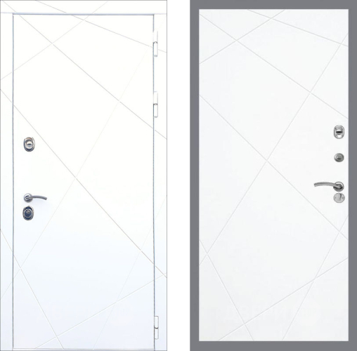 Входная металлическая Дверь Рекс (REX) 13 Силк Сноу FL-291 Силк Сноу в Котельниках