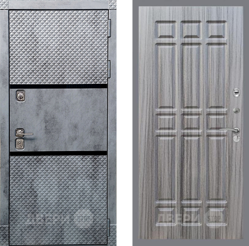 Входная металлическая Дверь Рекс (REX) 15 Бетон Темный FL-33 Сандал грей в Котельниках