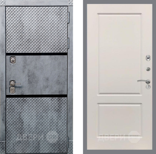 Входная металлическая Дверь Рекс (REX) 15 Бетон Темный FL-117 Шампань в Котельниках