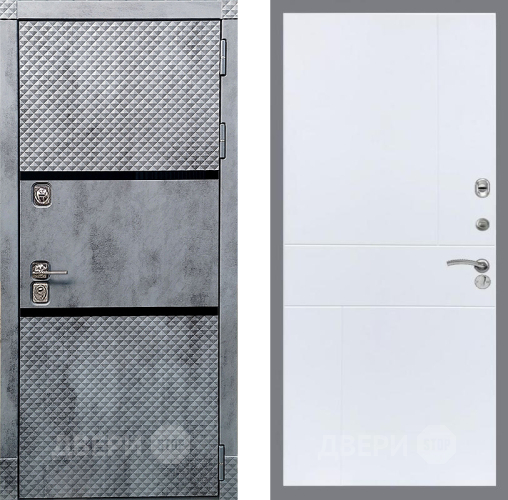 Дверь Рекс (REX) 15 Бетон Темный FL-290 Силк Сноу в Котельниках