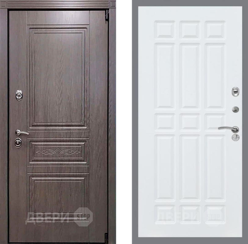 Входная металлическая Дверь Рекс (REX) Премиум-S FL-33 Силк Сноу в Котельниках