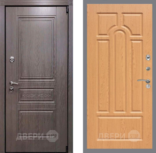 Входная металлическая Дверь Рекс (REX) Премиум-S FL-58 Дуб в Котельниках