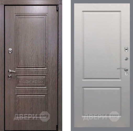 Входная металлическая Дверь Рекс (REX) Премиум-S FL-117 Грей софт в Котельниках