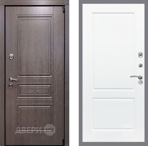 Входная металлическая Дверь Рекс (REX) Премиум-S FL-117 Силк Сноу в Котельниках