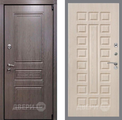 Входная металлическая Дверь Рекс (REX) Премиум-S FL-183 Беленый дуб в Котельниках