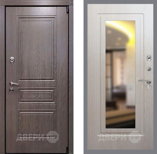 Входная металлическая Дверь Рекс (REX) Премиум-S FLZ-120 Беленый дуб в Котельниках