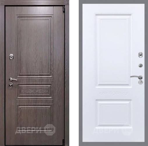 Входная металлическая Дверь Рекс (REX) Премиум-S Смальта Силк Сноу в Котельниках