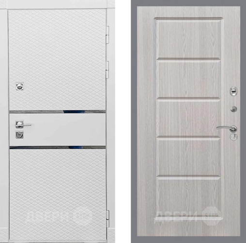 Входная металлическая Дверь Рекс (REX) 15 Силк Сноу FL-39 Беленый дуб в Котельниках