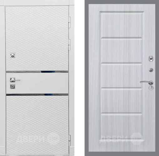 Входная металлическая Дверь Рекс (REX) 15 Силк Сноу FL-39 Сандал белый в Котельниках