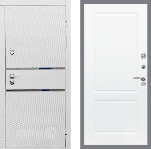 Входная металлическая Дверь Рекс (REX) 15 Силк Сноу FL-117 Силк Сноу в Котельниках