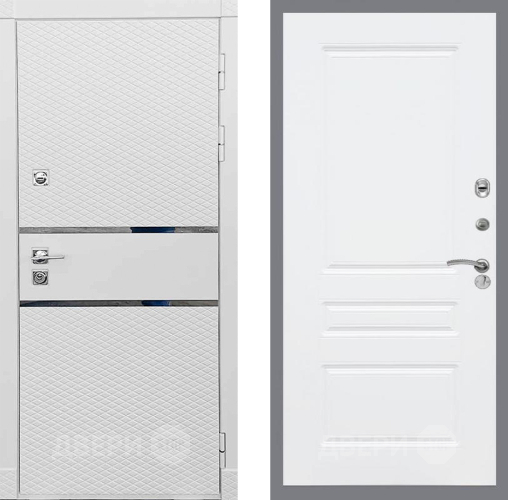 Входная металлическая Дверь Рекс (REX) 15 Силк Сноу FL-243 Силк Сноу в Котельниках