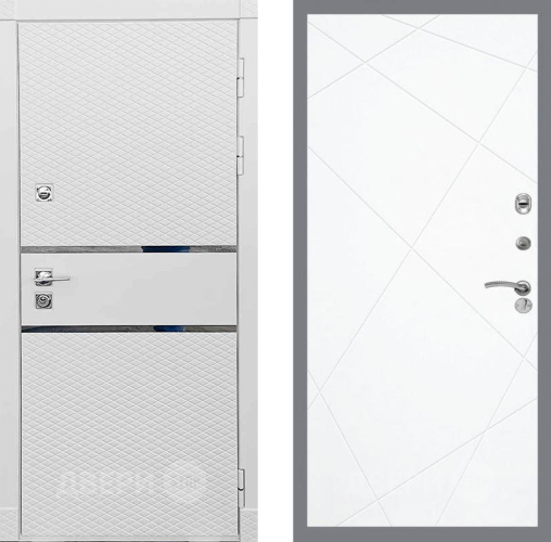 Входная металлическая Дверь Рекс (REX) 15 Силк Сноу FL-291 Силк Сноу в Котельниках