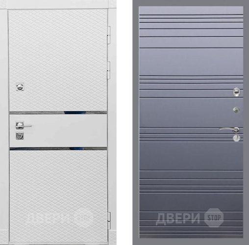 Входная металлическая Дверь Рекс (REX) 15 Силк Сноу Line Силк титан в Котельниках