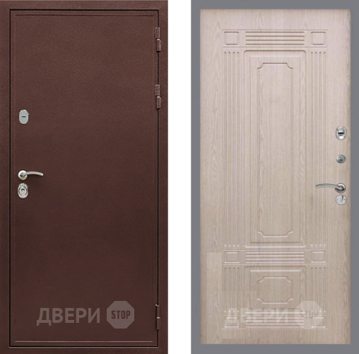 Входная металлическая Дверь Рекс (REX) 5А FL-2 Беленый дуб в Котельниках