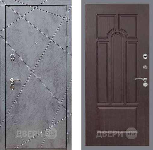 Входная металлическая Дверь Рекс (REX) 13 Бетон Темный FL-58 Венге в Котельниках