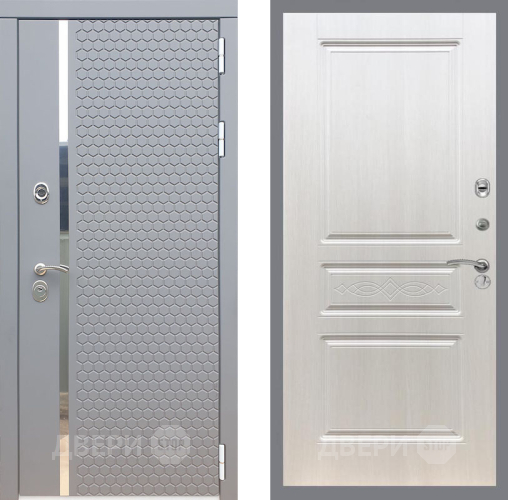 Входная металлическая Дверь Рекс (REX) 24 FL-243 Лиственница беж в Котельниках