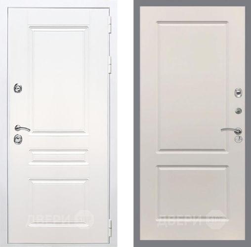 Входная металлическая Дверь Рекс (REX) Премиум-н Силк Сноу FL-117 Шампань в Котельниках