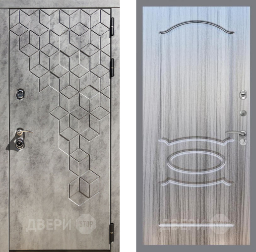 Входная металлическая Дверь Рекс (REX) 23 FL-128 Сандал грей в Котельниках