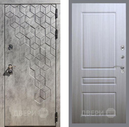 Входная металлическая Дверь Рекс (REX) 23 FL-243 Сандал белый в Котельниках