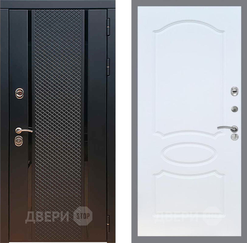 Входная металлическая Дверь Рекс (REX) 25 FL-128 Белый ясень в Котельниках