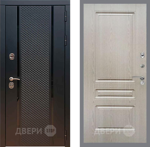 Входная металлическая Дверь Рекс (REX) 25 FL-243 Беленый дуб в Котельниках