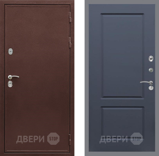 Входная металлическая Дверь Рекс (REX) 5 металл 3 мм FL-117 Силк титан в Котельниках