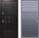 Входная металлическая Дверь Рекс (REX) 8 Line Силк титан в Котельниках