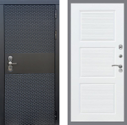 Дверь Стоп БЛЭК CISA ФЛ-1 Силк Сноу