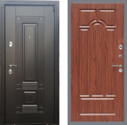 Дверь Рекс (REX) 9 FL-58 орех тисненый