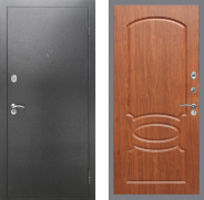 Дверь Рекс (REX) 2А Серебро Антик FL-128 Морёная берёза